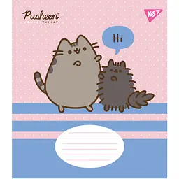 Набір зошитів Yes Pusheen The Cat A5 в косу лінію 12 аркушів 25 шт. (767614) - мініатюра 3