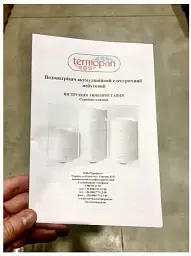 Бойлер із сухим ТЕНом водонагрівач Termopan Direct Dry VIT TP-DD 100 - мініатюра 5