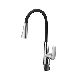 Змішувач для кухні Mixxus Premium Matis 011-T (Nut) refl.black MI8266, Хром - мініатюра 3