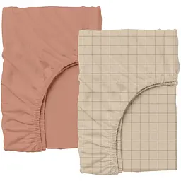 Набір простирадло на резинці Cosas Beige Geometry 60х120х12 см (SetSheet_Brick_CellAshbeige_120x60)
