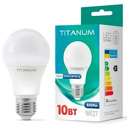 Лампочка TITANUM A60 10W E27 3000K (TLA6010273) - мініатюра 2