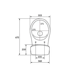 Унітаз-компакт Cersanit Cersania 705 SimpleOn 011 3/6 л з сидінням Slim SoftClose+QuickRelease дюропласт 30412 - мініатюра 4