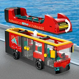 Конструктор LEGO City Червоний двоповерховий екскурсійний автобус 384 деталі (60407) - мініатюра 9