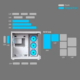 Корпус Cougar FV150 RGB без БП White (FV150 RGB White) - мініатюра 15