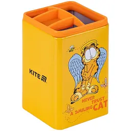 Стакан-підставка Kite Garfield квадратний жовтий (GF25-105)