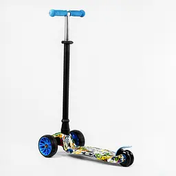 Самокат Maxi Best Scooter 59х15х30 см Різнобарвний 000231327 - мініатюра 5
