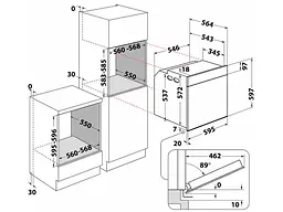 Духовка електрична Whirlpool WOI5S8HM1SXA - мініатюра 5