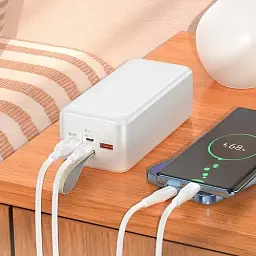 Портативна батарея Power Bank Hoco J111C Smart Charge PD30W 40000mAh White - мініатюра 3