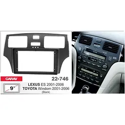 Перехідна рамка Lexus ES Carav 22-746 - мініатюра 4
