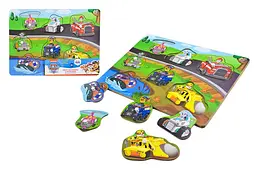 Дерев'яна іграшка KidsHits Paw Patrol KH20/058 пазли-вкладиші 30 x 22 x 1,5 см