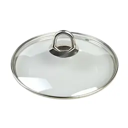 Кришка Kohen скляна з металевою ручкою 20 см (KN64002)