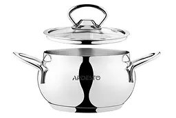 Каструля Ardesto Black Mars зі скляною кришкою 1.1 л (AR0706S) - мініатюра 4