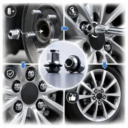 Гайки Колісні для Honda 12х1,5х35 сфера закриті ключ 19 хром 20 шт (F449) - мініатюра 2