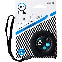 Рулетка вимірювальна My Tools Black edition 5 м (121-5-25) - мініатюра 5