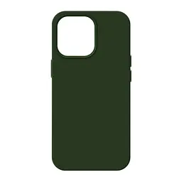 Силиконовый чехол для Apple iPhone 13 Pro, ICON2 Case, зеленый, противоударный, панель, защита всего корпуса, матовая поверхность Soft Touch, выступает над дисплеем, совместим с защитными стеклами и пленками, с микрофиброй, ArmorStandart (ARM60491)