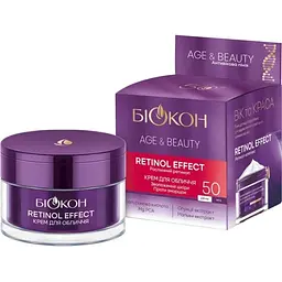 Крем для обличчя БІОКОН Age&Beauty Retinol Effect 50мл