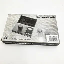 Ювелірні електронні ваги аптечні з LCD дисплеєм поділ 0.01 г до 200 г UKC 7019 - мініатюра 4
