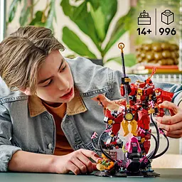Конструктор LEGO Ninjago Робот Вогняного Лицаря 996 деталей (71846) - мініатюра 15