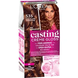 Уцінка. Крем-фарба для волосся без аміаку L'Oreal Paris Casting Creme Gloss 535 Шоколад 120 мл 