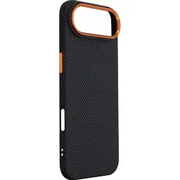 Чохол ArmorStandart LikeCarbon2 SE MagCase для Apple iPhone Air Kevlar Black Orange (ARM89166) [156296] - мініатюра 4