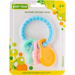 Прорізувач силіконовий Baby Team Ключики (4024) - мініатюра 3