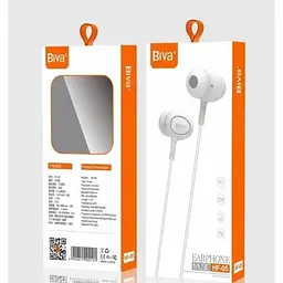 Навушники Biva HF-05 Wirred earphones White - мініатюра 2