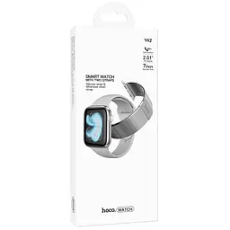 Смарт-годинник Hoco Y42 Smart sports watch (call version) Silver - мініатюра 2