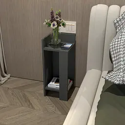 Тумба приліжкова FH-Osby відкритого типу 250х600х266 мм Антрацит