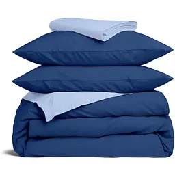 Комплект постільної білизни Cosas Denim breeze Двоспальний кобальт (Duo_81x81RfrDenim_El160-62RfrMaya_180)