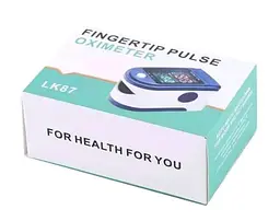 Пульсоксиметр, пульсометр оксиметр Pulse Oximeter LK87 (PoLK87) - мініатюра 2