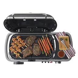 Гриль газовий Weber Traveler LP Stealth чорний (9013075) - мініатюра 3