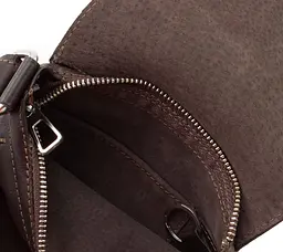 Чоловіча шкіряна сумка через плече GRANDE PELLE 20×15×5 см sum0022227 - мініатюра 7