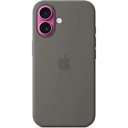Чохол Apple Silicone Case with MagSafe для iPhone 16 Stone Gray (MYY33ZM/A) [116206] - мініатюра 3
