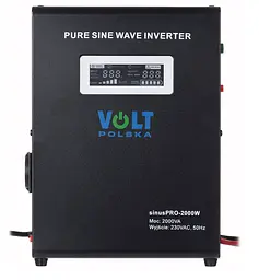 Гібридний ДБЖ/інвертор Volt Polska SINUS PRO 2000 W 24/230V 1400/2000W (3SP200024W)