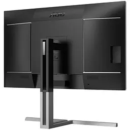 TFT 31.5" AOC U32U3CV, Nano IPS, UHD, 2xHDMI, DP, USB-C, RJ-45, USB-hub, HAS, Pivot, кол.,чорно-сріб - мініатюра 5