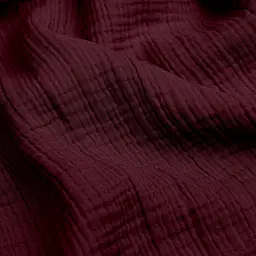 Наволочка Cosas Ruby муслінова 40х60 см бордова (57Muslin_ Bordo_40x60) - мініатюра 2