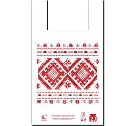 Пакет Майка п/е (30х50) "Комсерв" Вишиванка (250 шт.)