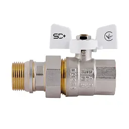 Кран кульовий з американкою SD з антипротіканням прямий 3/4"зв PN40 SD900NW20PN40 - мініатюра 3