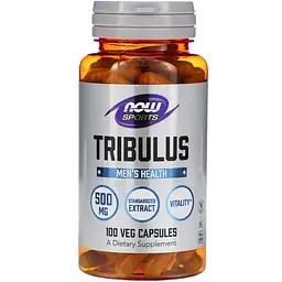 Стимулятор тестостерону NOW Sports Tribulus 500 mg, 100 капсул