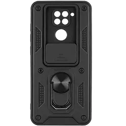 Чохол Ummi Camshield Serge Ring для Xiaomi Redmi Note 9 / Redmi 10X Чорний / Black