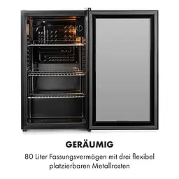 Холодильник для напоїв Klarstein Beersafe XXL Onyx (10034848) - мініатюра 4