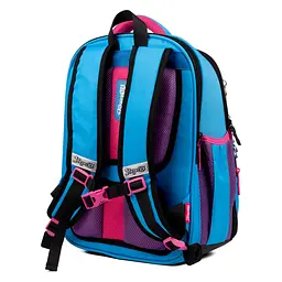 Рюкзак шкільний напівкаркасний 1Вересня S-97 Pink and Blue - мініатюра 3