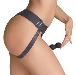 Страпон Strap-on-me Unique Lingerie Harness, One Size (сірий) - мініатюра 7