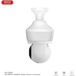 IP-камера відеоспостереження XO CR02 Magic Light Bulb Camera у цоколь Е27 - мініатюра 3