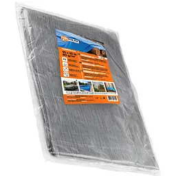 Тент тарпауліновий Polax 10 x 10 м, 80 гр/м2, з вушками, двостороння ламінація (70-116) - мініатюра 5