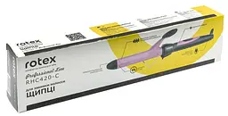 Плойка для локонів Rotex RHC415-C Плойка із турмаліновим покриттям Фіолетова з чорним 25 Вт - мініатюра 4