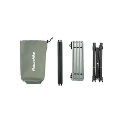 Розкладний стіл Naturehike CNH22JU050 алюміній темно-зелений - мініатюра 4