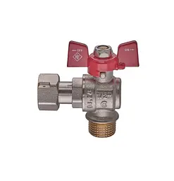 Кран кульовий Nolf classic 1/2" кутовий з накидною гайкою NFC.841-06 (NF3158) - мініатюра 2