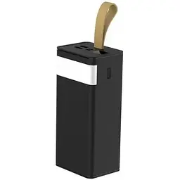 Портативний аккумулятор XO PR130 40000 mAh 22.5W чорний - мініатюра 2