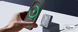 Бездротове зарядне ANKER MagGo Wireless Charging Station 15W 3-in-1 Cube Y1811G11 - мініатюра 5